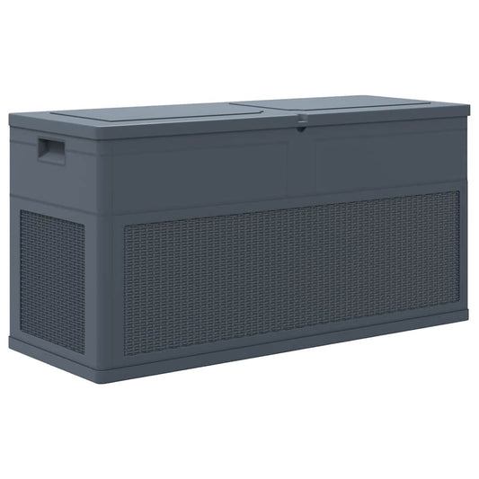 vidaXL Garden Storage Box 320 L Anthracite