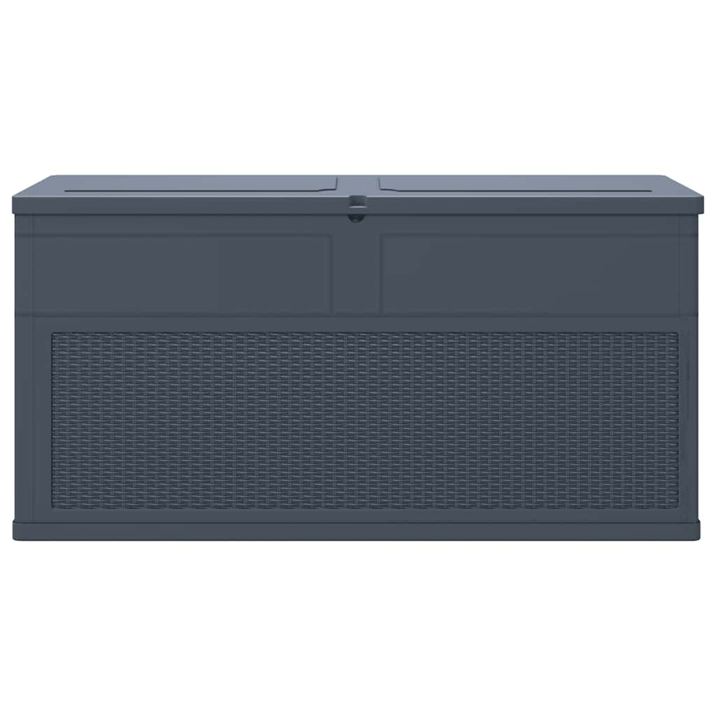 vidaXL Garden Storage Box 320 L Anthracite