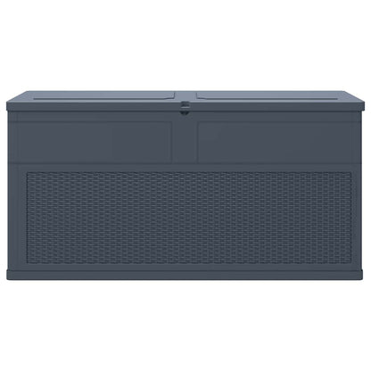 vidaXL Garden Storage Box 320 L Anthracite