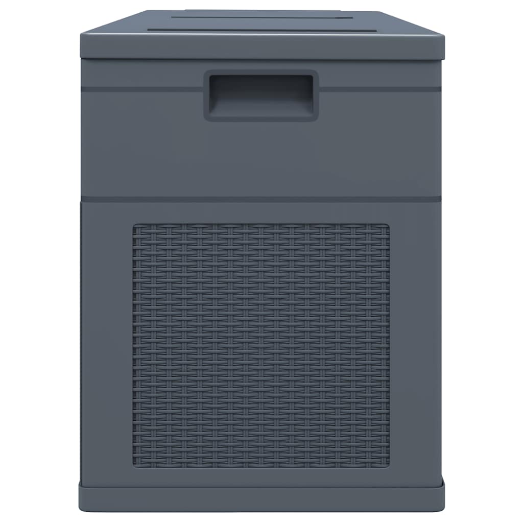 vidaXL Garden Storage Box 320 L Anthracite