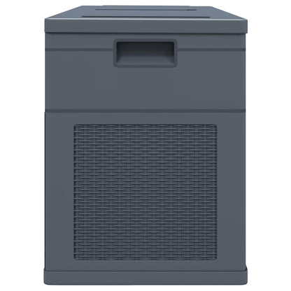 vidaXL Garden Storage Box 320 L Anthracite