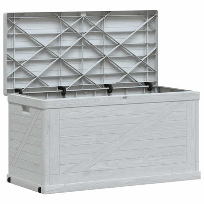 vidaXL Garden Storage Box 420 L Light Grey