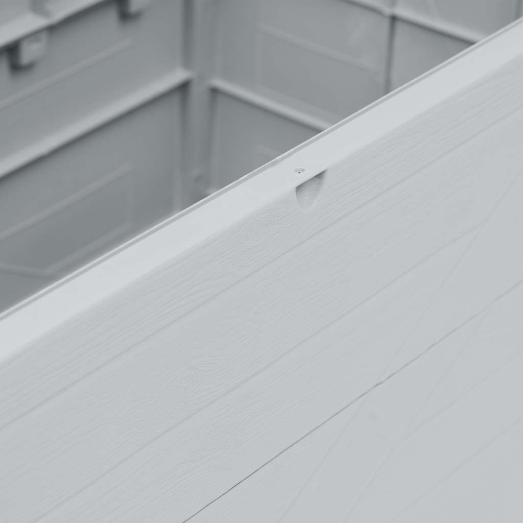 vidaXL Garden Storage Box 420 L Light Grey