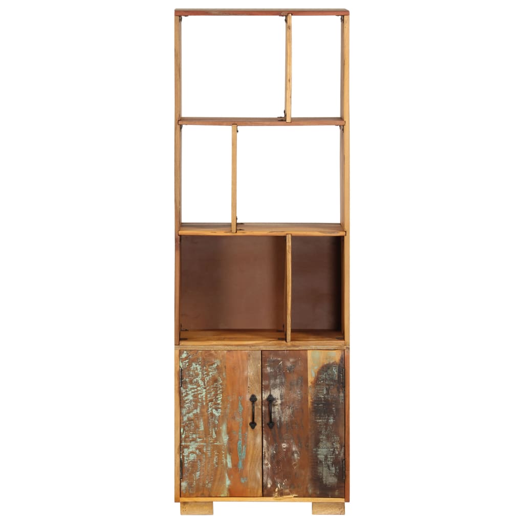 vidaXL Bookshelf 60x35x180 cm Solid Reclaimed Wood - Multicolour