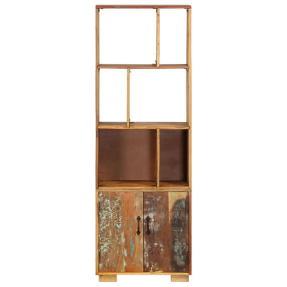 vidaXL Bookshelf 60x35x180 cm Solid Reclaimed Wood - Multicolour