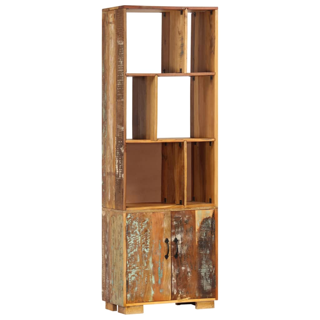 vidaXL Bookshelf 60x35x180 cm Solid Reclaimed Wood - Multicolour