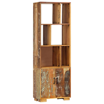 vidaXL Bookshelf 60x35x180 cm Solid Reclaimed Wood - Multicolour