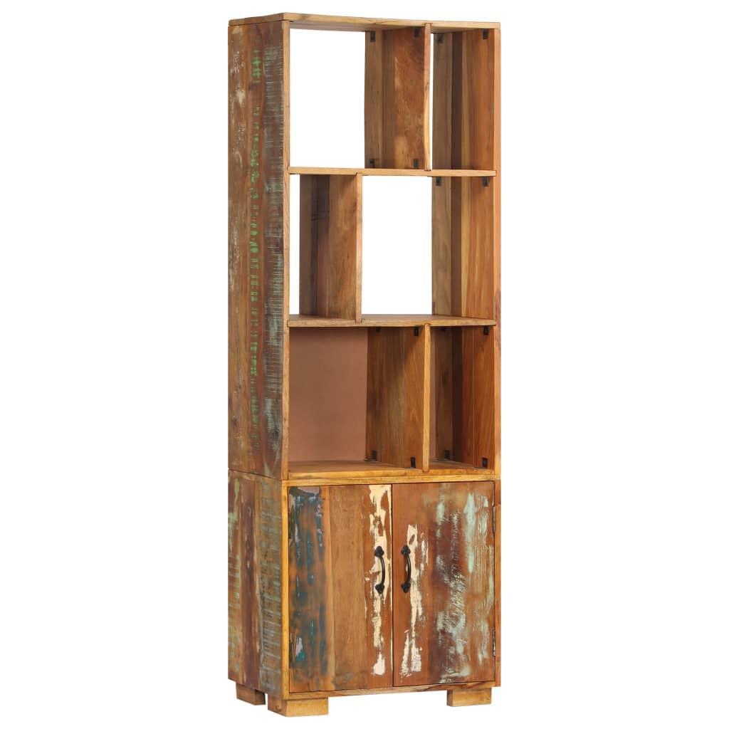 vidaXL Bookshelf 60x35x180 cm Solid Reclaimed Wood - Multicolour
