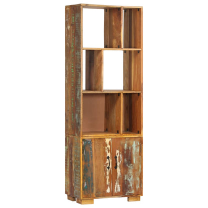 vidaXL Bookshelf 60x35x180 cm Solid Reclaimed Wood - Multicolour