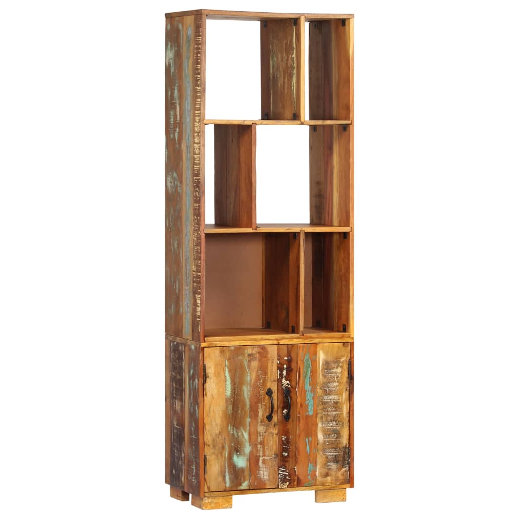 vidaXL Bookshelf 60x35x180 cm Solid Reclaimed Wood - Multicolour