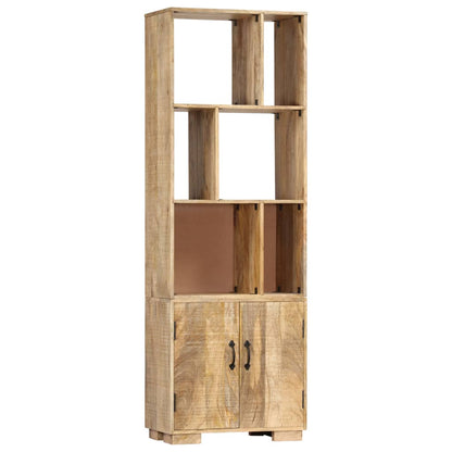 vidaXL Bookshelf 60x35x180 cm Solid Mango Wood - Brown