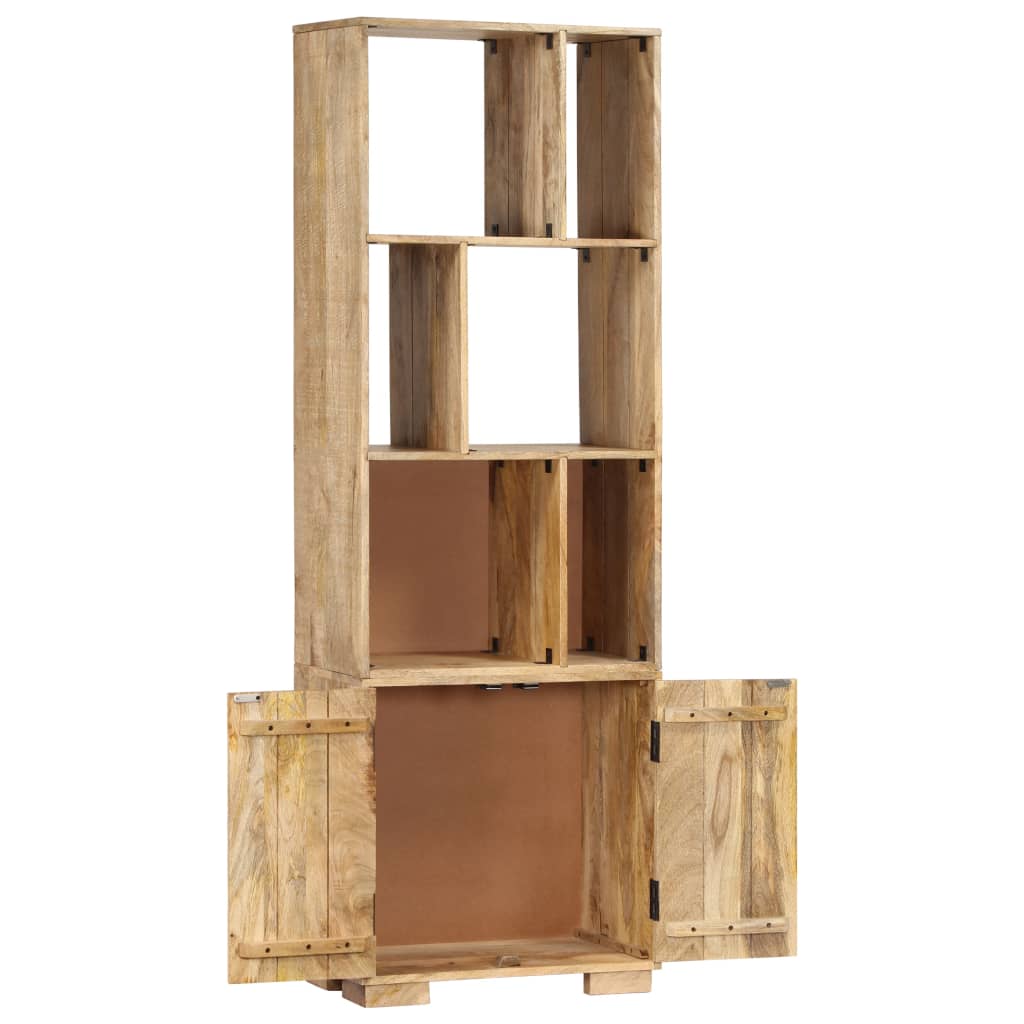 vidaXL Bookshelf 60x35x180 cm Solid Mango Wood - Brown