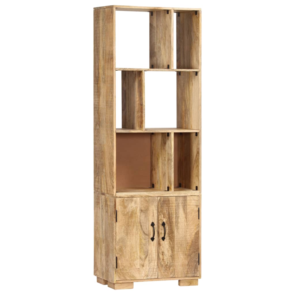 vidaXL Bookshelf 60x35x180 cm Solid Mango Wood - Brown