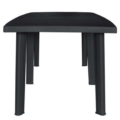 vidaXL Outdoor Dining Set | Anthracite | Plastic | Foldable | Outdoor Dining Set - 15248
