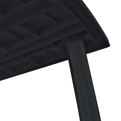 vidaXL Outdoor Dining Set | Anthracite | Plastic | Foldable | Outdoor Dining Set - 15248