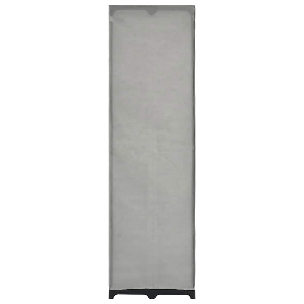 282461 vidaXL Wardrobe New York 75x45x160 cm Fabric - Grey