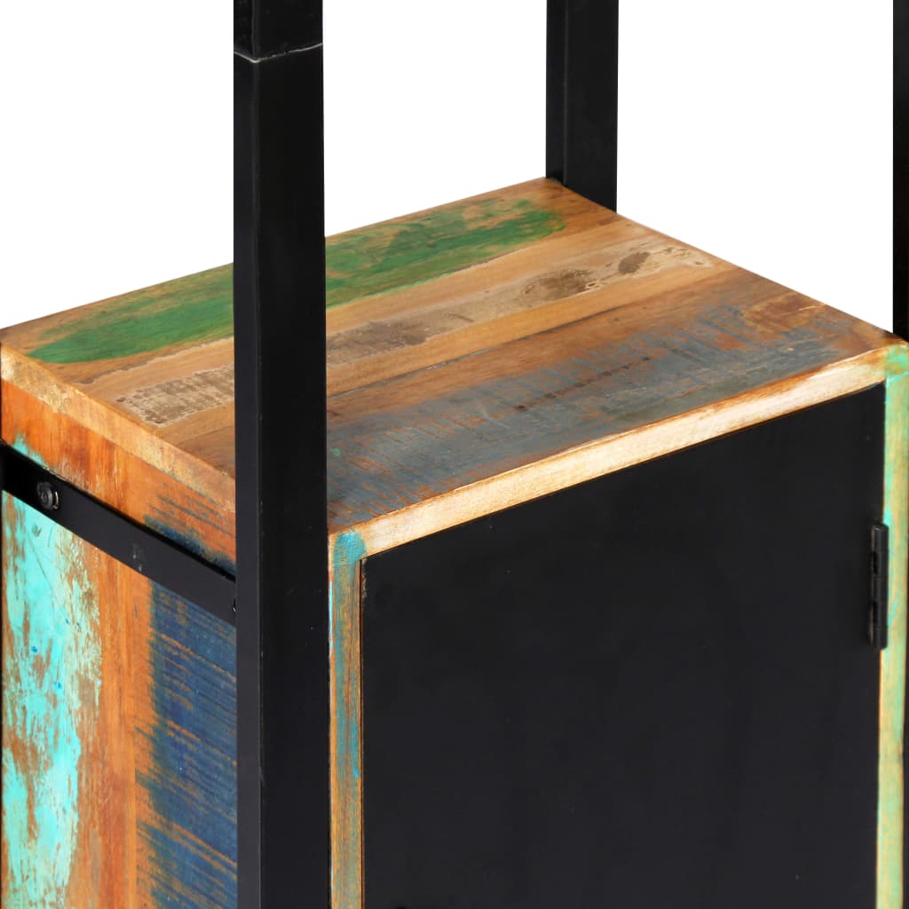 vidaXL Bookshelf 45x30x171 cm Solid Reclaimed Wood - Multicolour