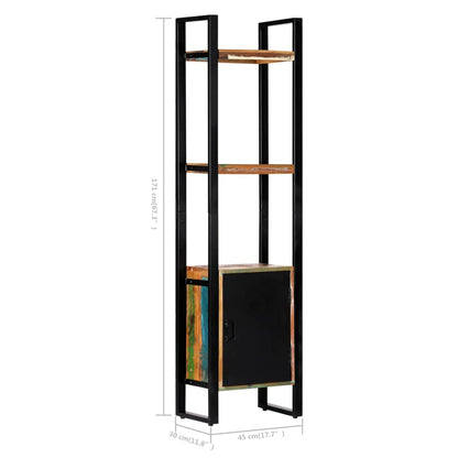vidaXL Bookshelf 45x30x171 cm Solid Reclaimed Wood - Multicolour