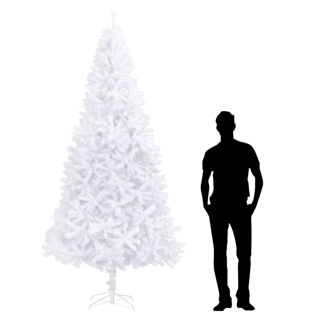 vidaXL Artificial Christmas Tree 300 cm White - 300 x 155 cm