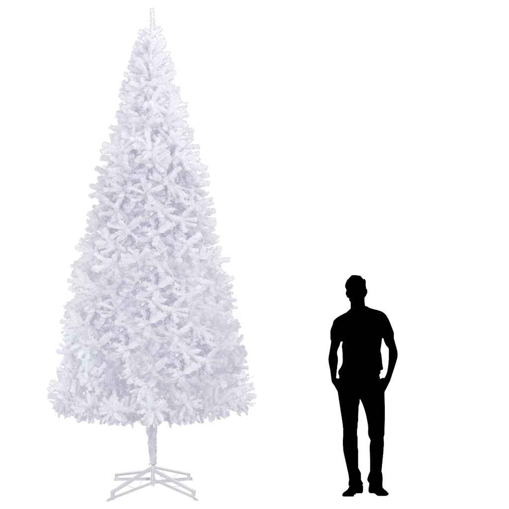 vidaXL Artificial Christmas Tree 400 cm White - 400 x 190 cm