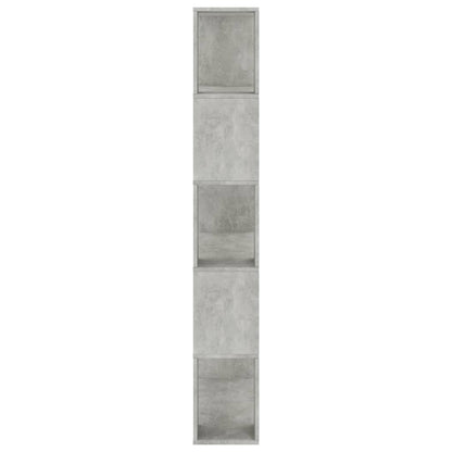 vidaXL Book Cabinet/Room Divider Concrete Grey 80x24x159 cm Engineered Wood