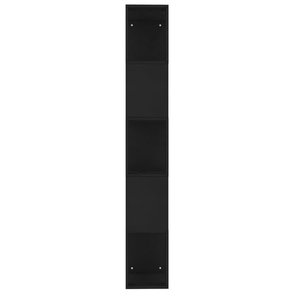 vidaXL Book Cabinet/Room Divider Black 45x24x159 cm Engineered Wood