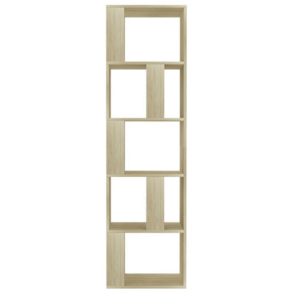 vidaXL Book Cabinet/Room Divider Sonoma Oak 45x24x159 cm Engineered Wood - Brown