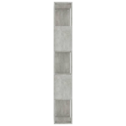 vidaXL Book Cabinet/Room Divider Concrete Grey 45x24x159 cm Engineered Wood