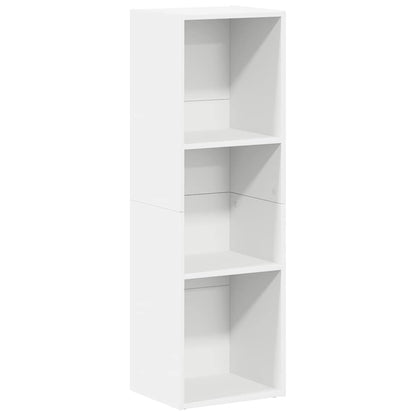 vidaXL Book Cabinet/TV Cabinet White 36x30x114 cm Engineered Wood