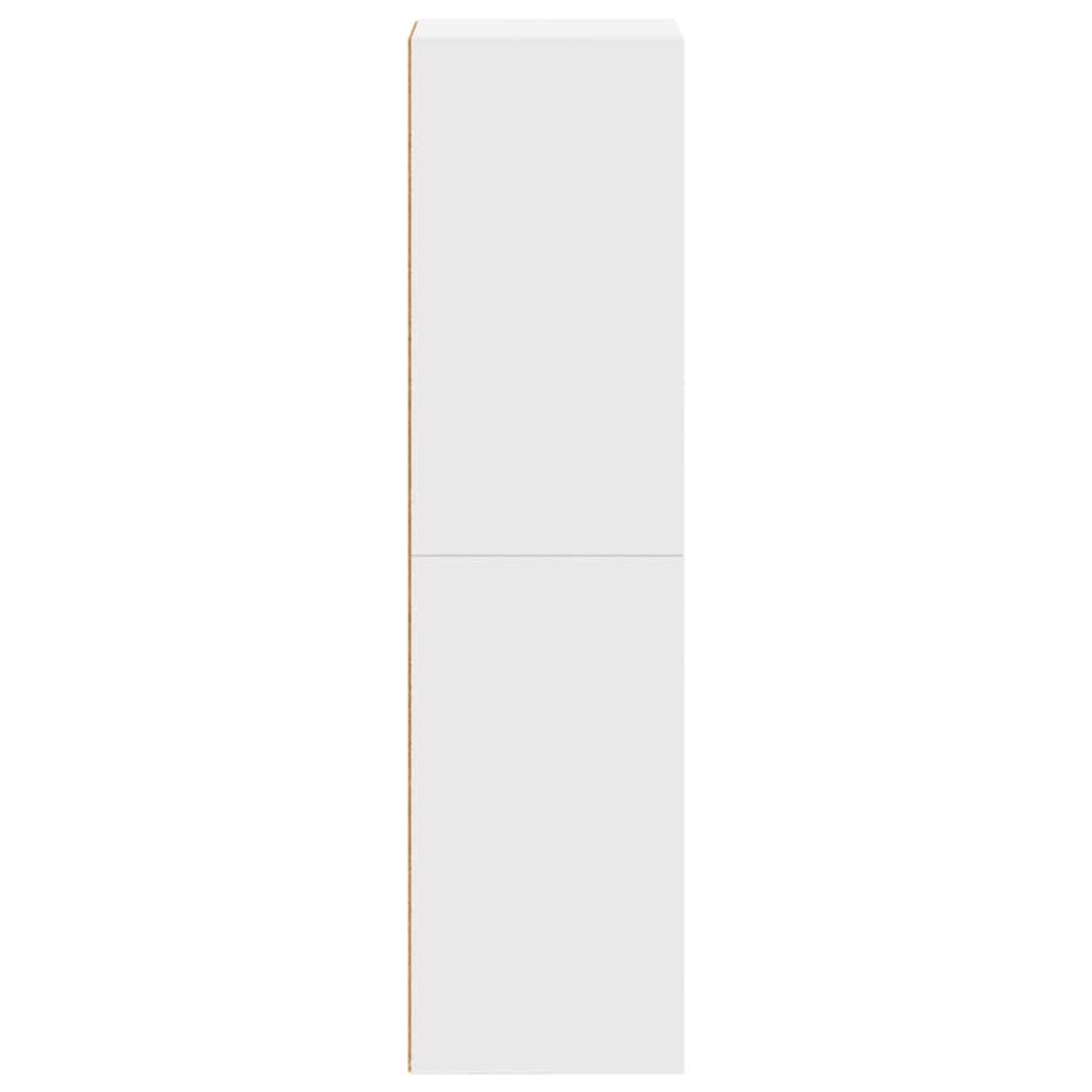 vidaXL Book Cabinet/TV Cabinet White 36x30x114 cm Engineered Wood