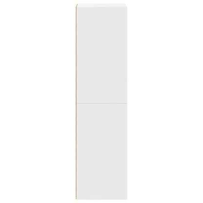vidaXL Book Cabinet/TV Cabinet White 36x30x114 cm Engineered Wood