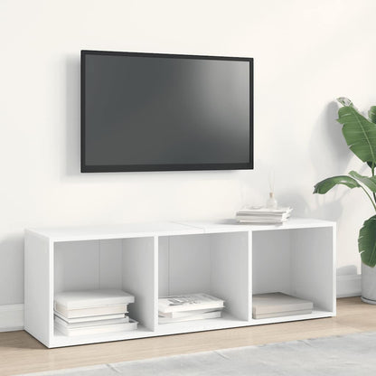 vidaXL Book Cabinet/TV Cabinet White 36x30x114 cm Engineered Wood