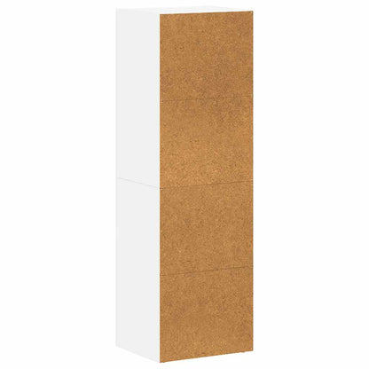 vidaXL Book Cabinet/TV Cabinet White 36x30x114 cm Engineered Wood