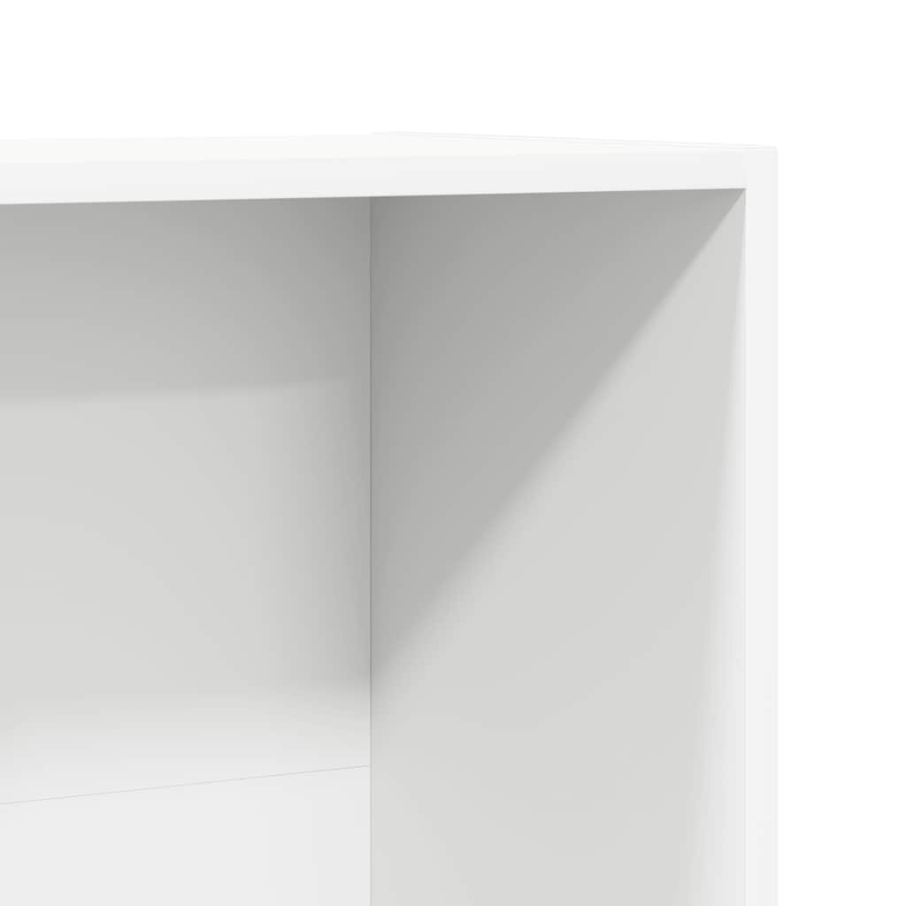 vidaXL Book Cabinet/TV Cabinet White 36x30x114 cm Engineered Wood