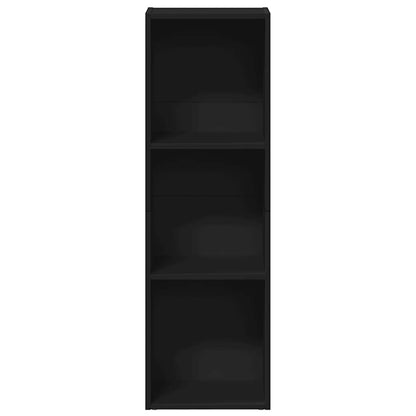 vidaXL Book Cabinet/TV Cabinet Black 36x30x114 cm Engineered Wood