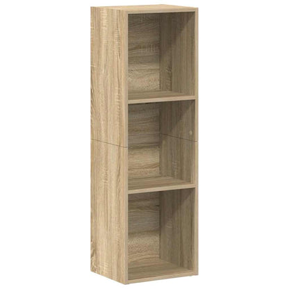 vidaXL Book Cabinet/TV Cabinet Sonoma Oak 36x30x114 cm Engineered Wood - Brown