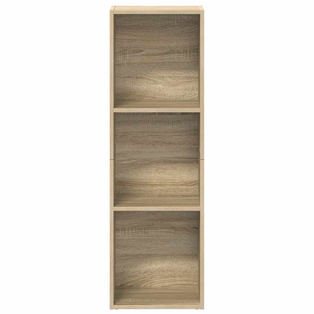 vidaXL Book Cabinet/TV Cabinet Sonoma Oak 36x30x114 cm Engineered Wood - Brown