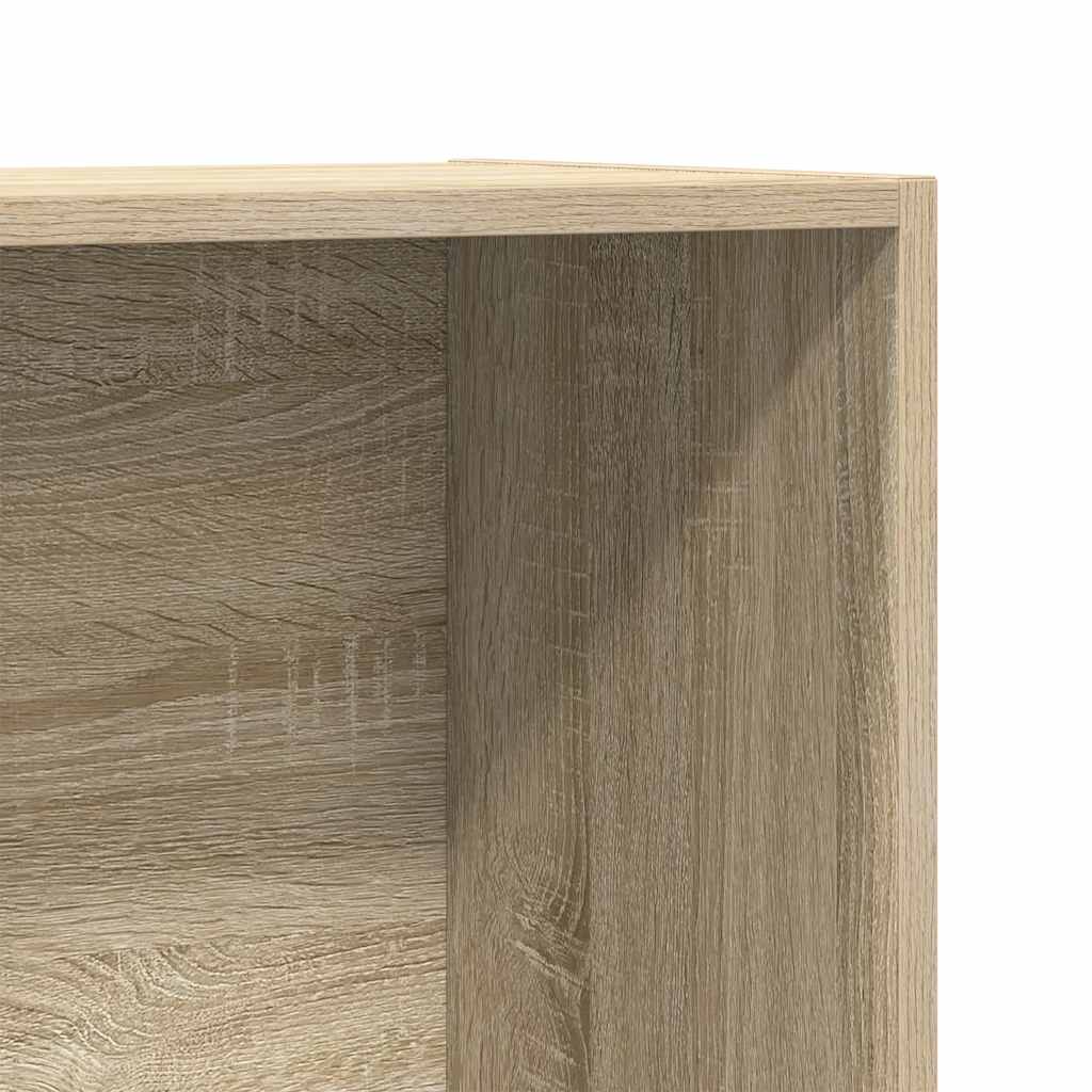 vidaXL Book Cabinet/TV Cabinet Sonoma Oak 36x30x114 cm Engineered Wood - Brown
