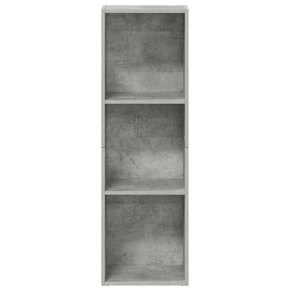 vidaXL Book Cabinet/TV Cabinet Concrete Grey 36x30x114 cm Engineered Wood