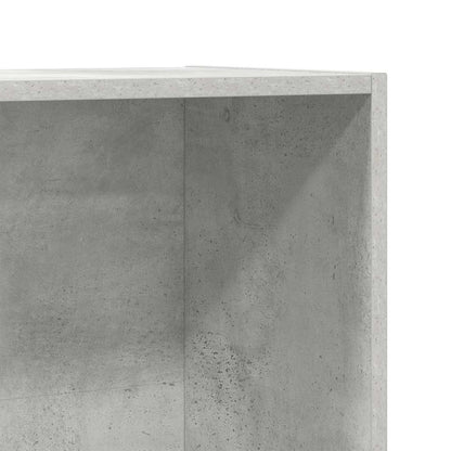 vidaXL Book Cabinet/TV Cabinet Concrete Grey 36x30x114 cm Engineered Wood