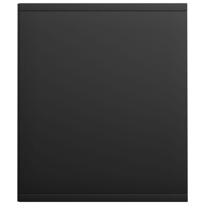 vidaXL Book Cabinet/TV Cabinet Black 36x30x143 cm Engineered Wood