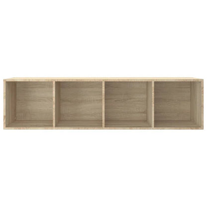 vidaXL Book Cabinet/TV Cabinet Sonoma Oak 36x30x143 cm Engineered Wood - Brown