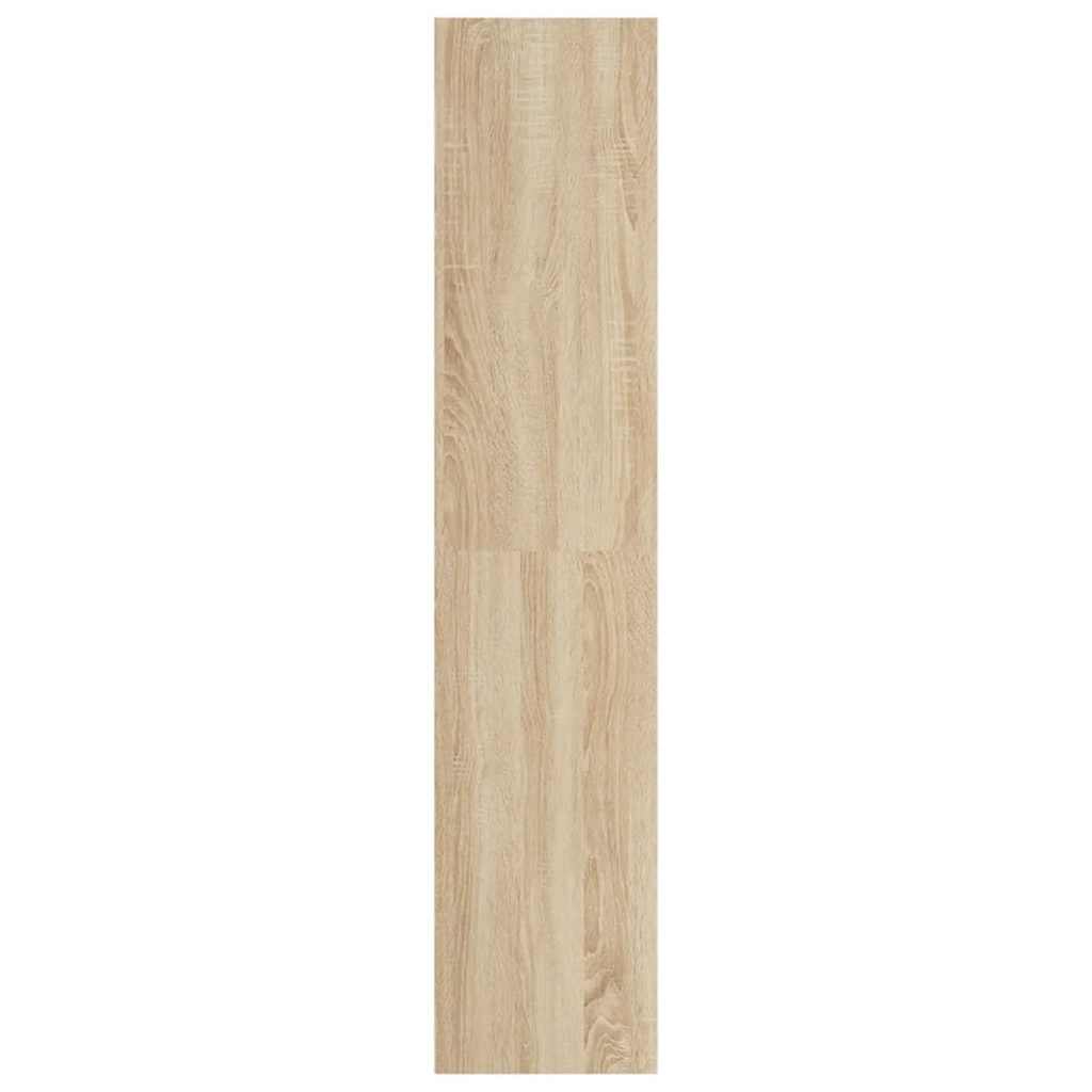 vidaXL Book Cabinet/TV Cabinet Sonoma Oak 36x30x143 cm Engineered Wood - Brown