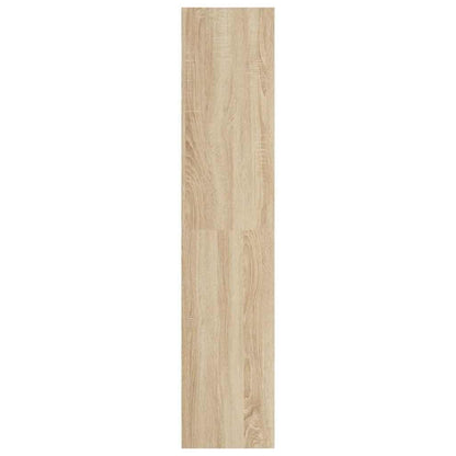 vidaXL Book Cabinet/TV Cabinet Sonoma Oak 36x30x143 cm Engineered Wood - Brown