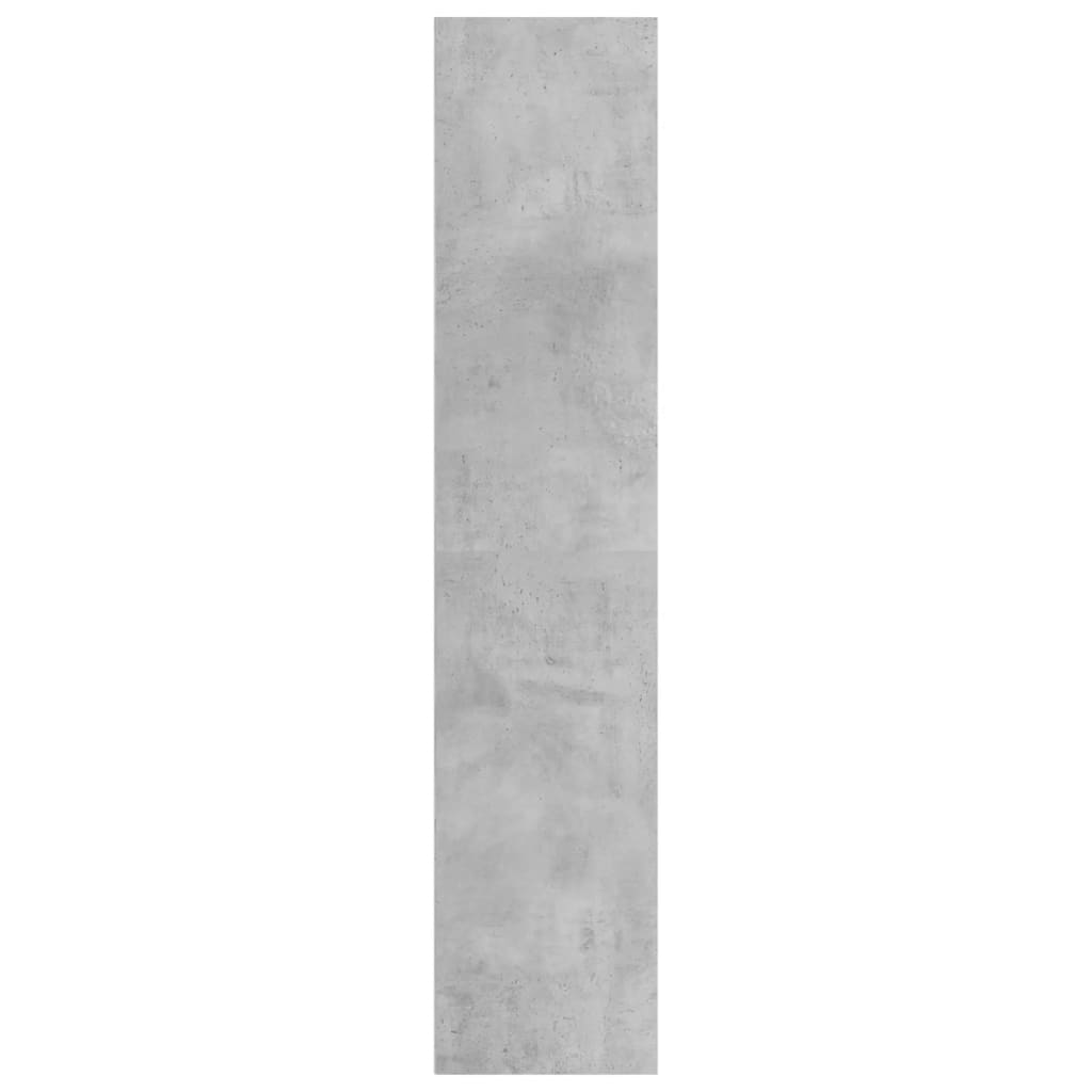 vidaXL Book Cabinet/TV Cabinet Concrete Grey 36x30x143 cm Engineered Wood