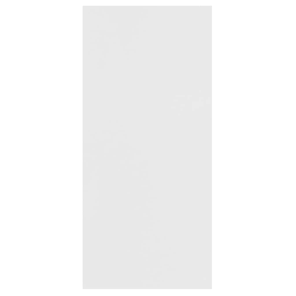 vidaXL Book Cabinet/Sideboard White 66x30x130 cm Engineered Wood