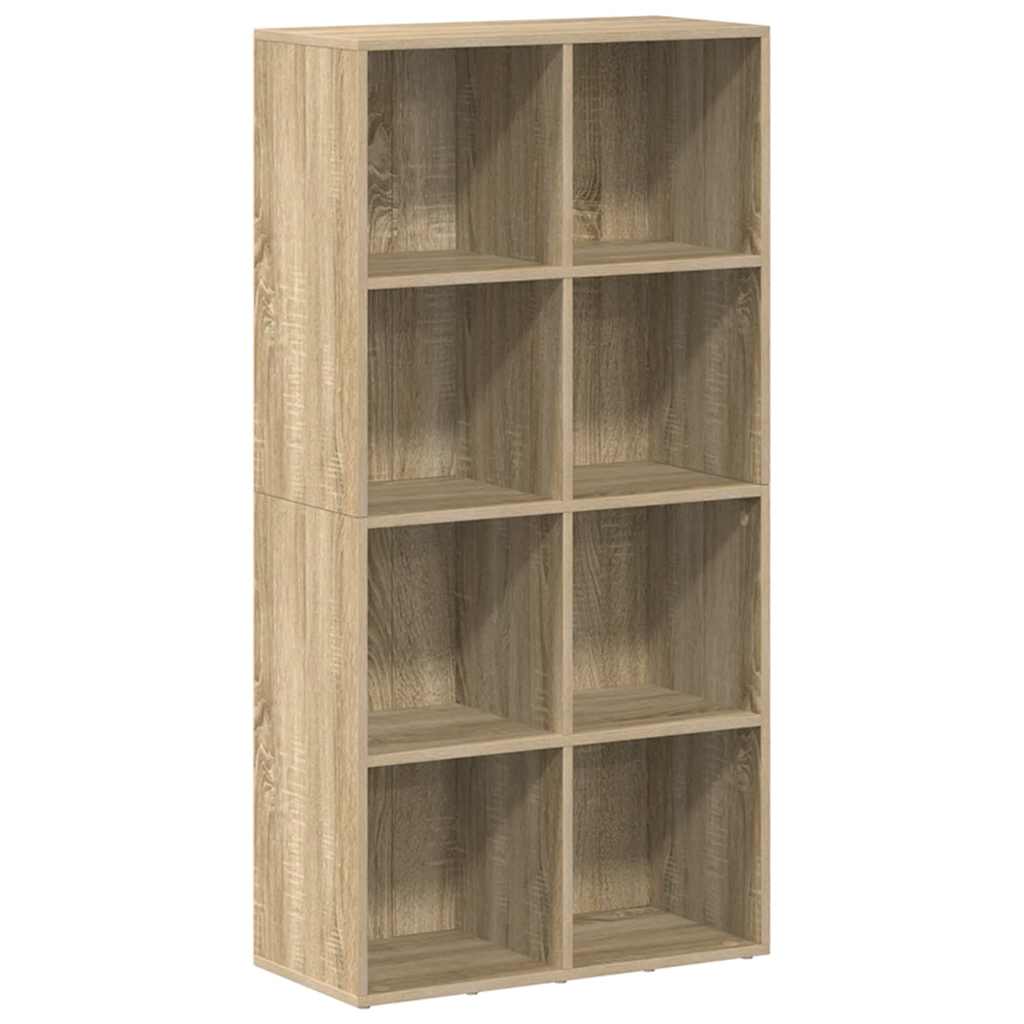 vidaXL Book Cabinet/Sideboard Sonoma Oak 66x30x130 cm Engineered Wood - Brown