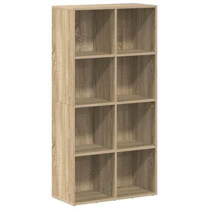 vidaXL Book Cabinet/Sideboard Sonoma Oak 66x30x130 cm Engineered Wood - Brown