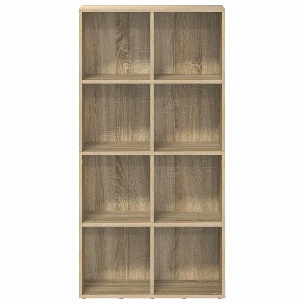 vidaXL Book Cabinet/Sideboard Sonoma Oak 66x30x130 cm Engineered Wood - Brown
