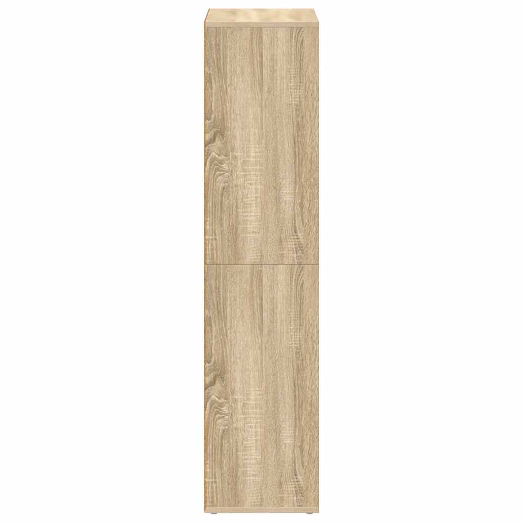 vidaXL Book Cabinet/Sideboard Sonoma Oak 66x30x130 cm Engineered Wood - Brown